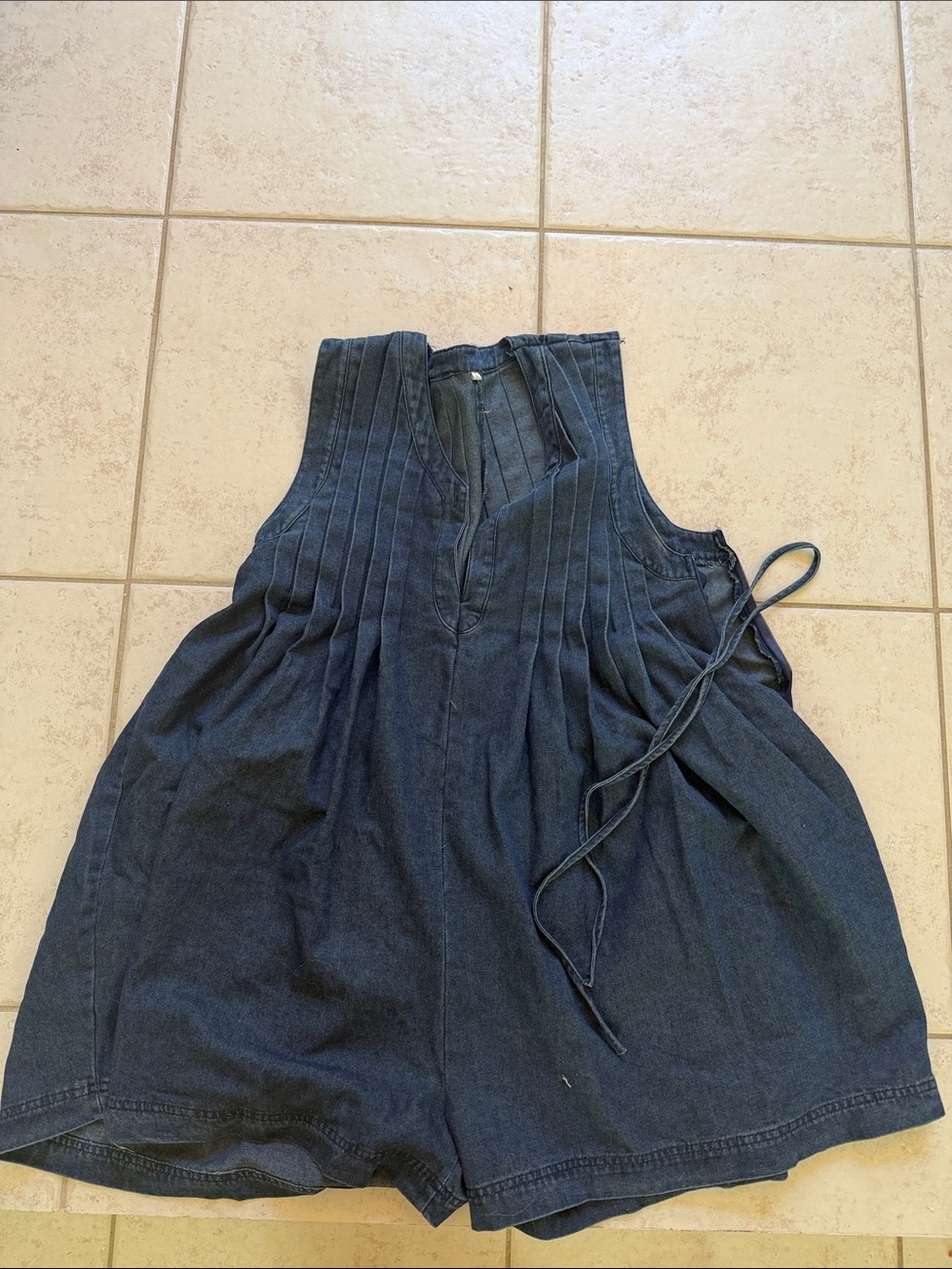 Amazon Dark Blue Denim Mini Dress